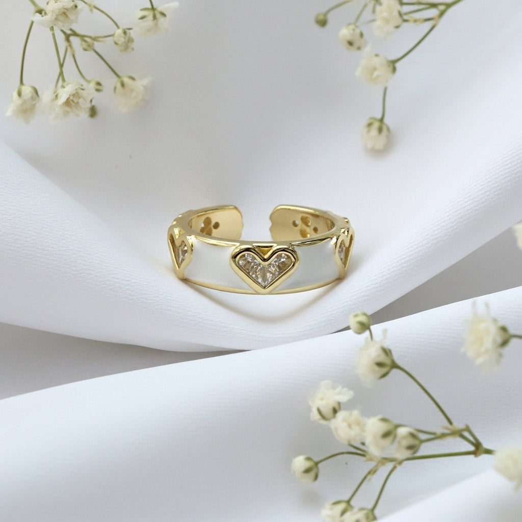 Ivory Heart Ring
