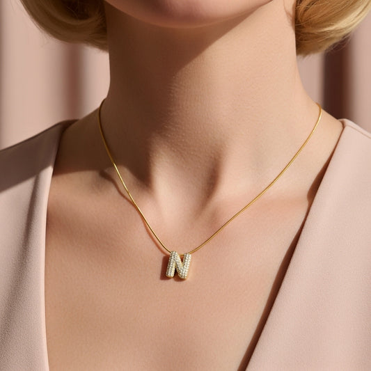 N — Alphabet Necklace