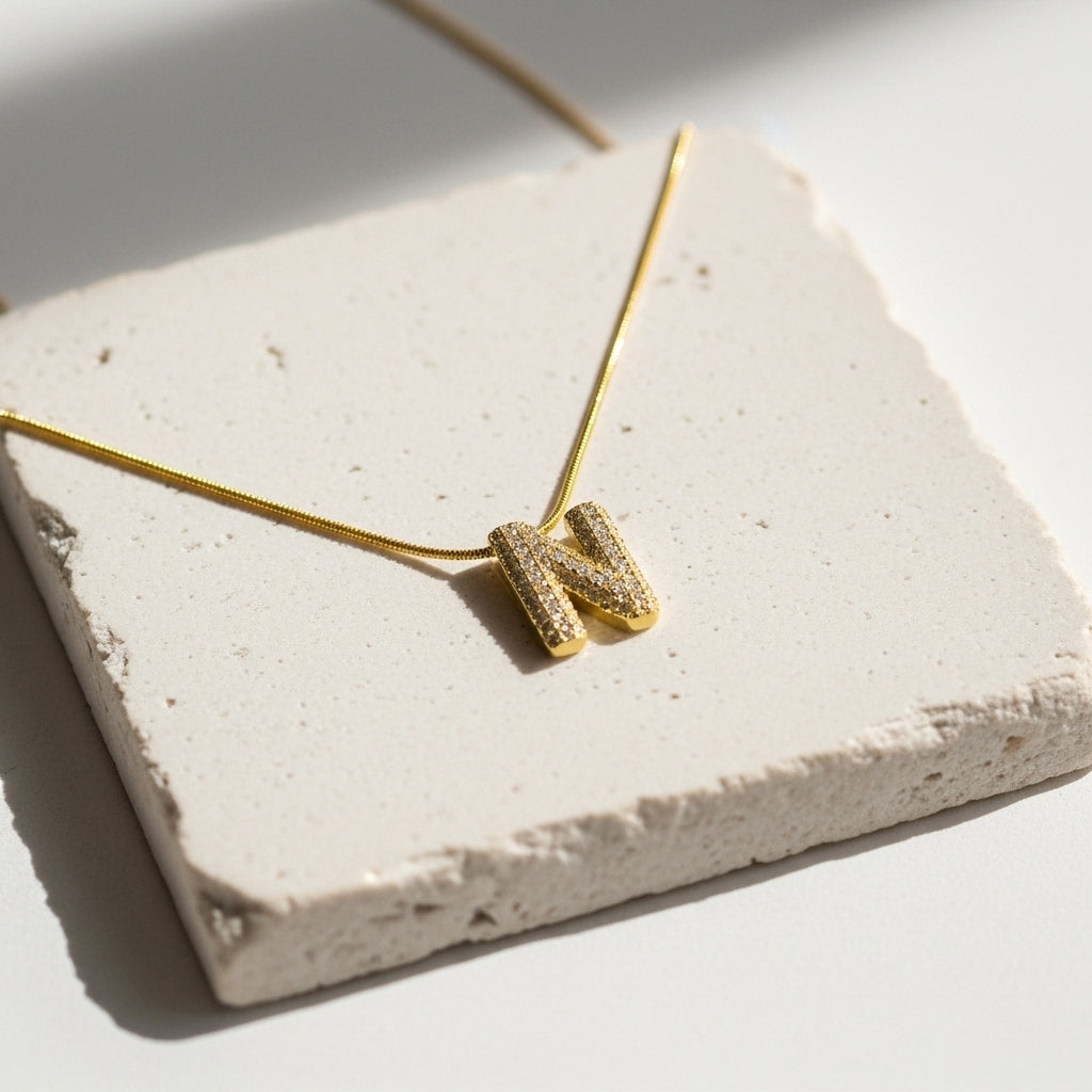 N — Alphabet Necklace