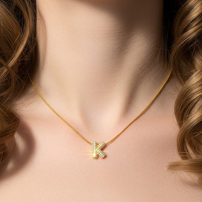 K — Alphabet Necklace