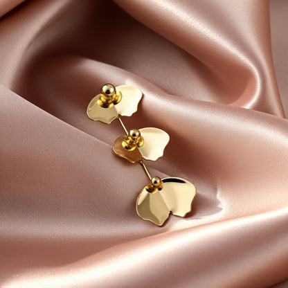 Triple Solis Fan Earrings