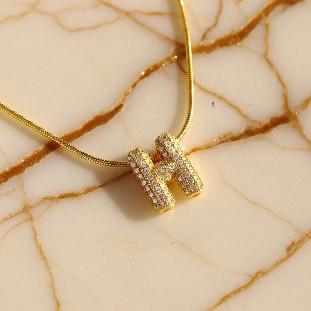 H — Alphabet Necklace