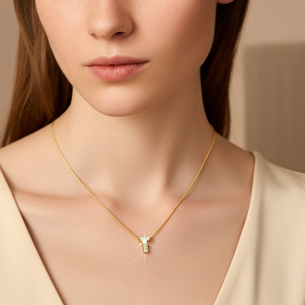 T — Alphabet Necklace