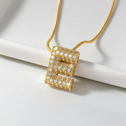 E — Alphabet Necklace