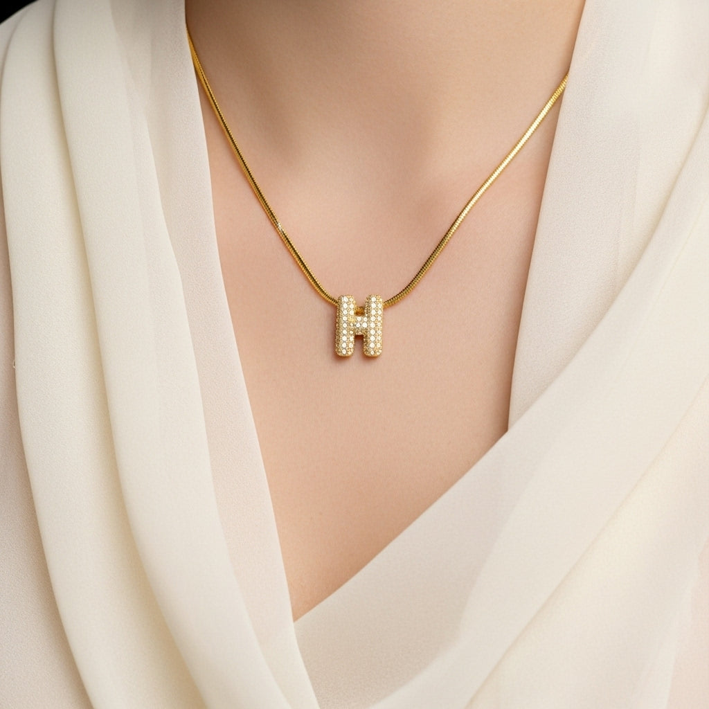 H — Alphabet Necklace