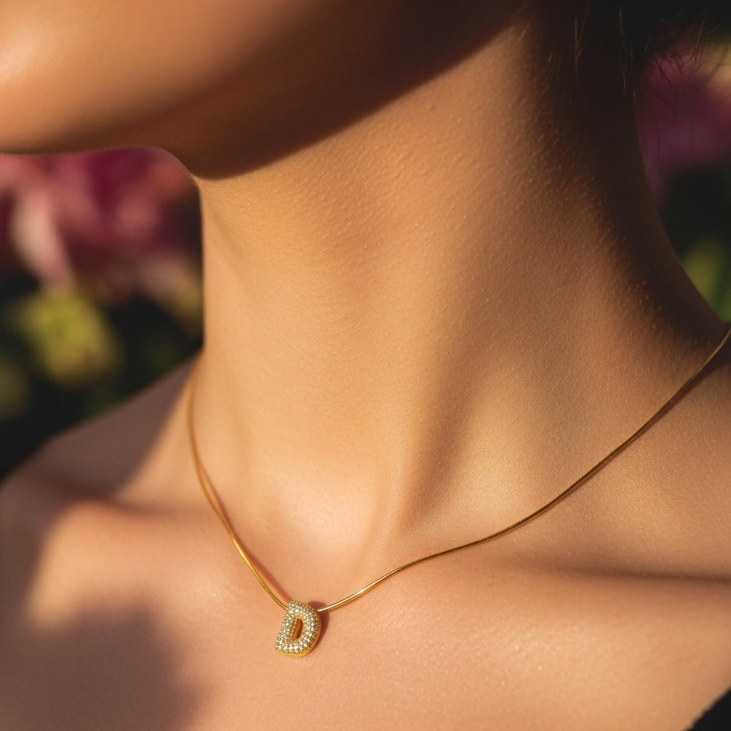 D — Alphabet Necklace