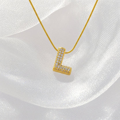 L — Alphabet Necklace