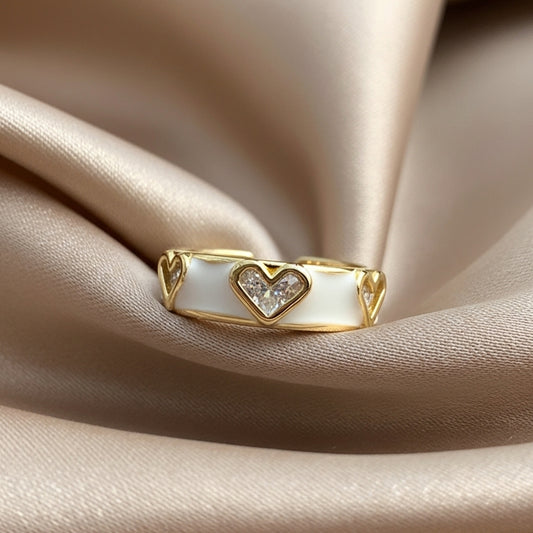 Ivory Heart Ring