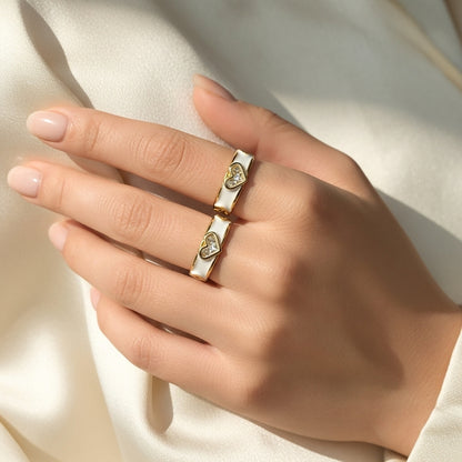 Ivory Heart Ring