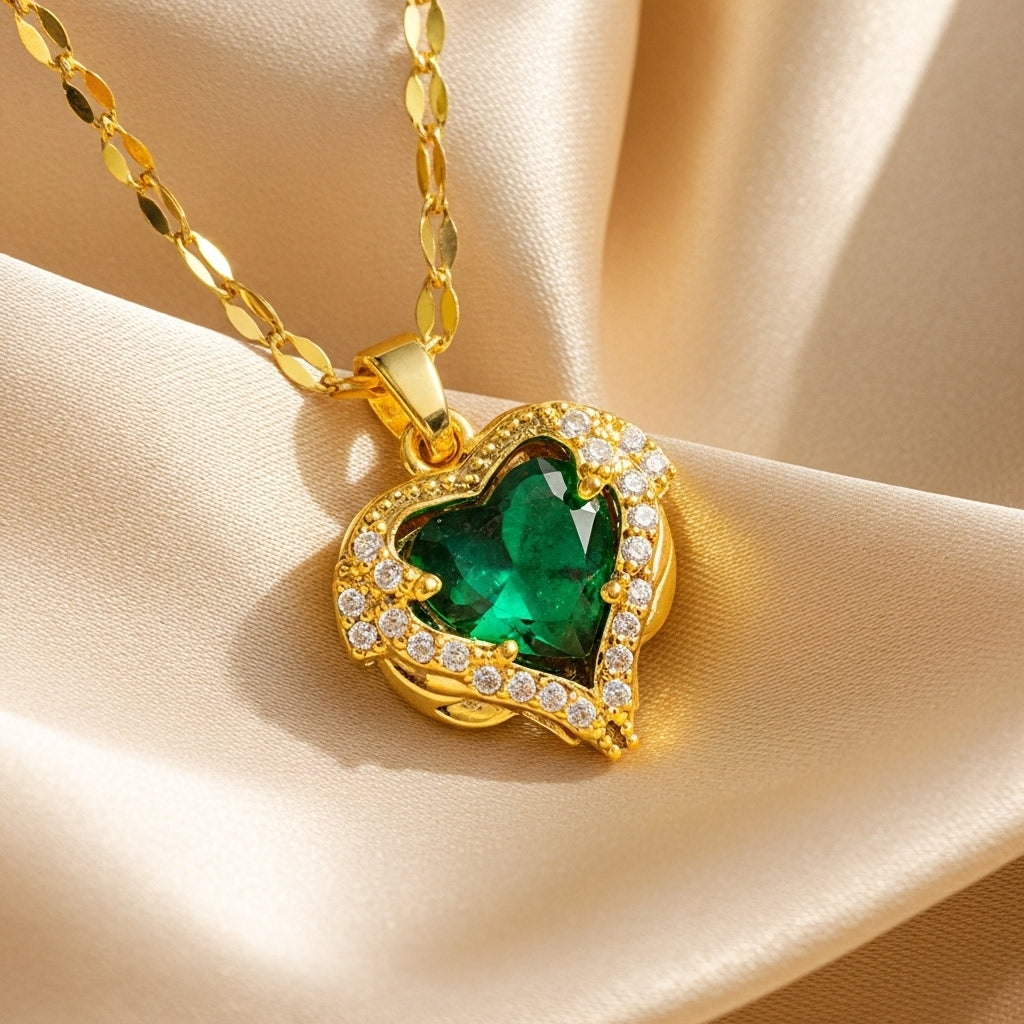 Cœur Émeraude Set