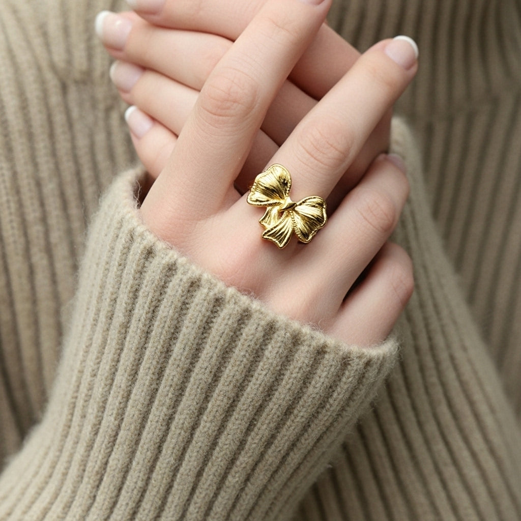 Gilded Knot Ring