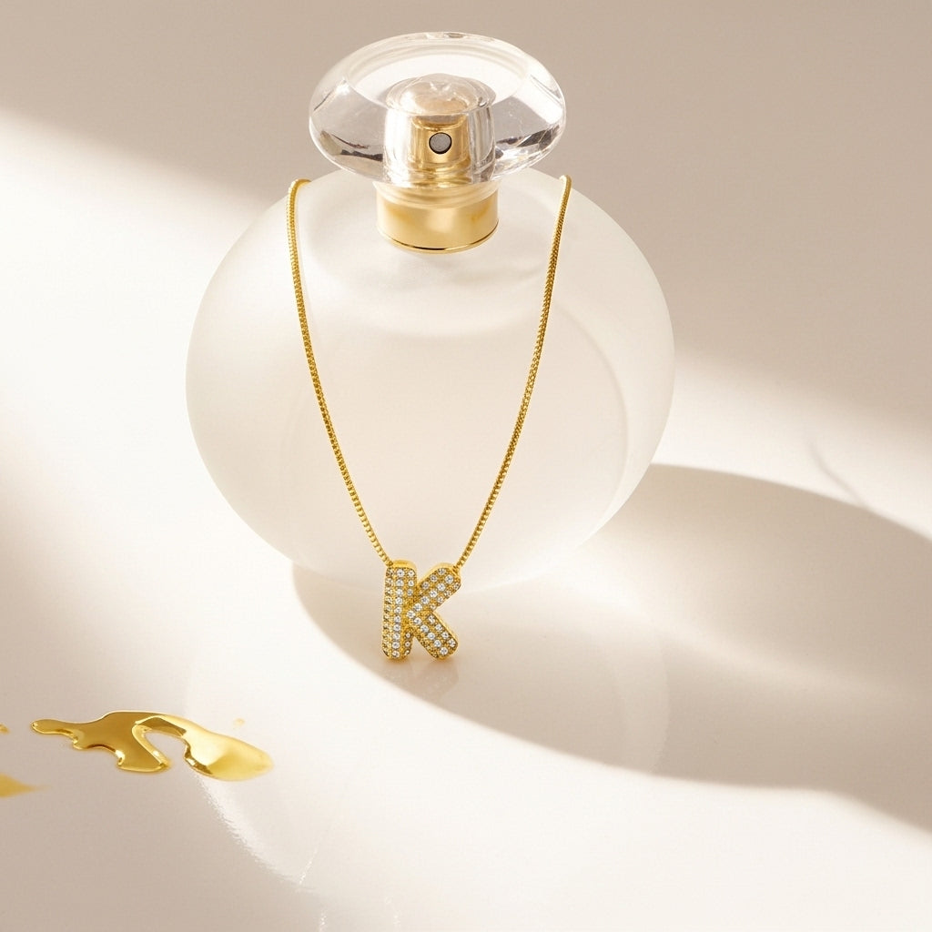 K — Alphabet Necklace
