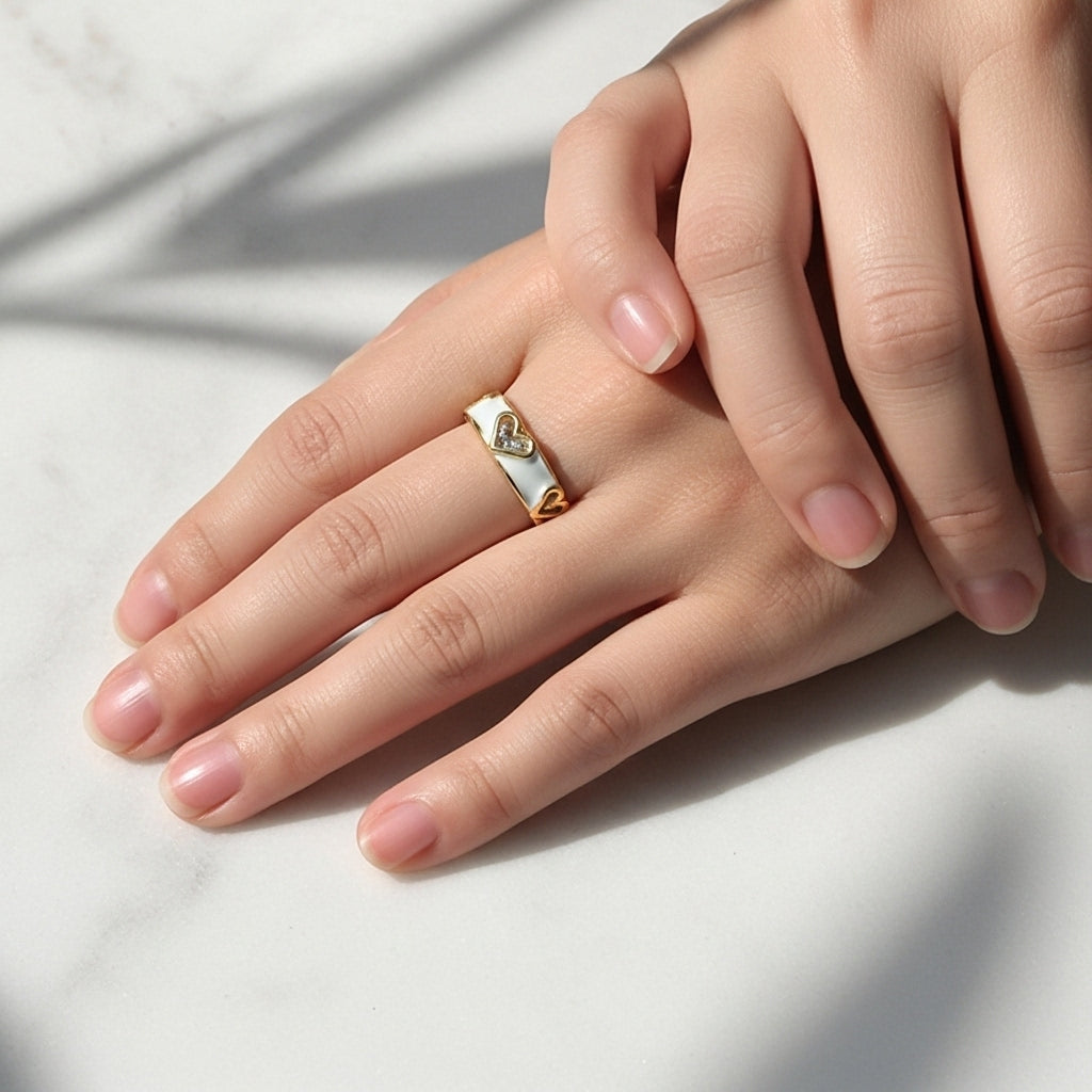 Ivory Heart Ring