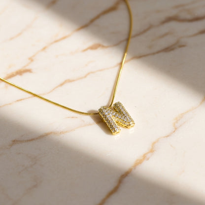 N — Alphabet Necklace
