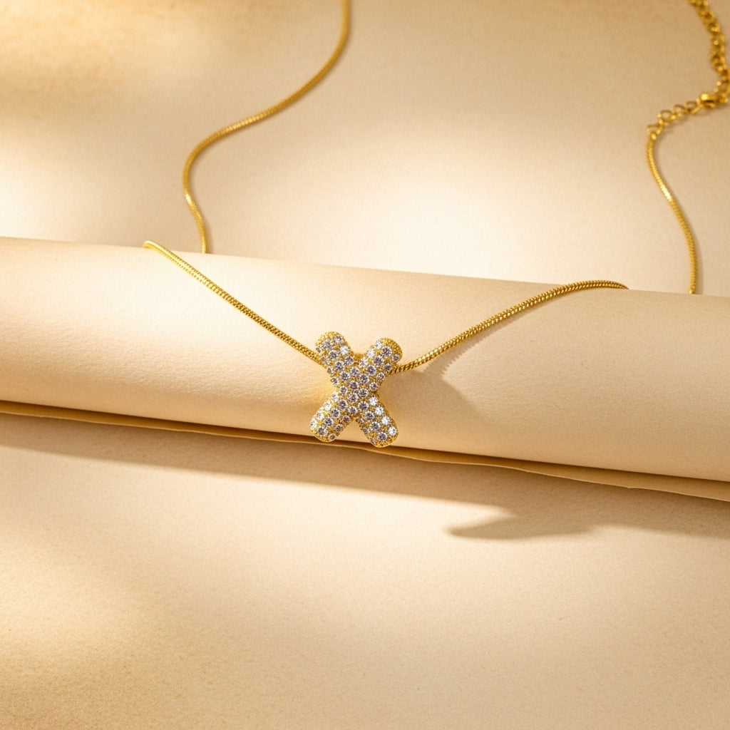 X — Alphabet Necklace