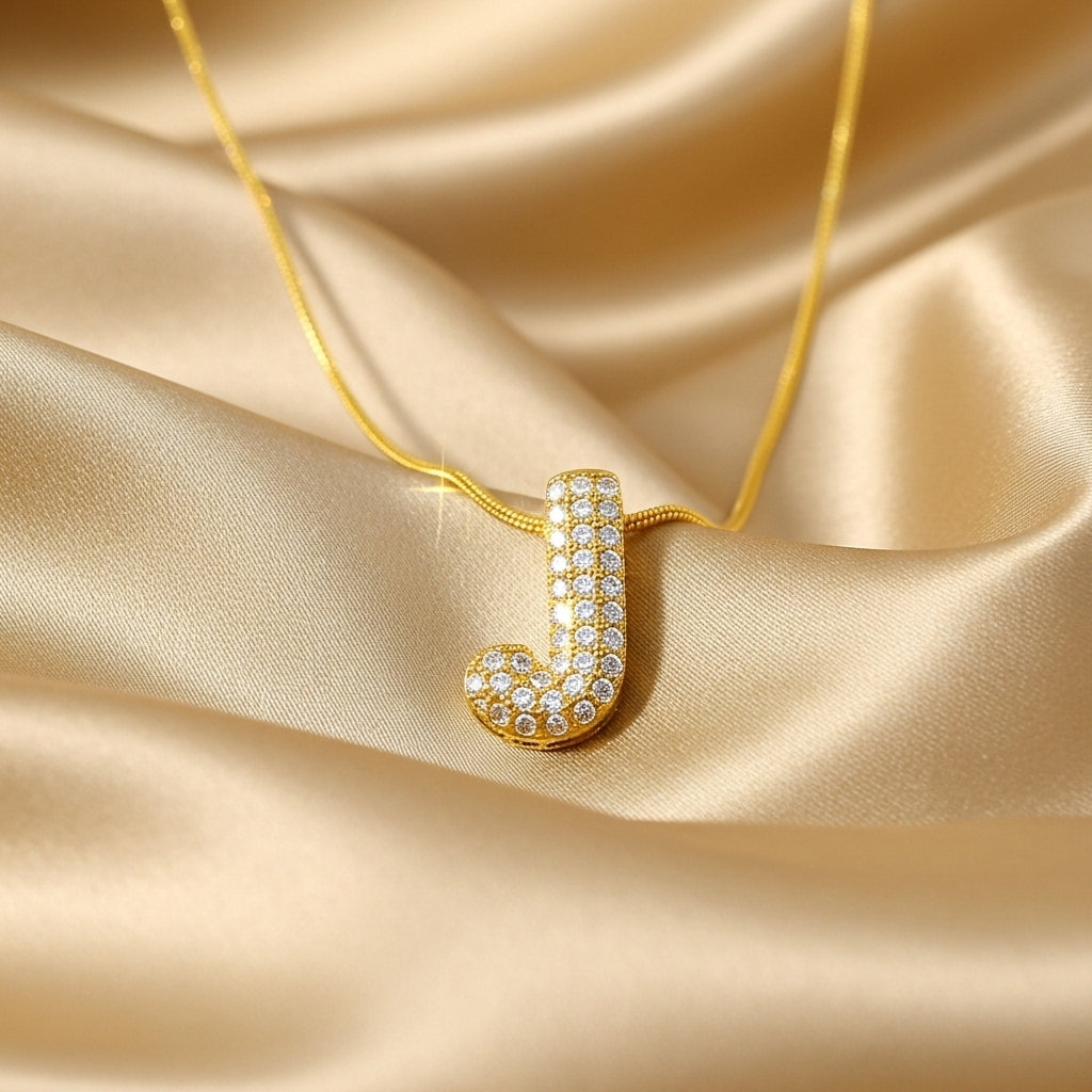 J — Alphabet Necklace