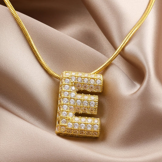 E — Alphabet Necklace