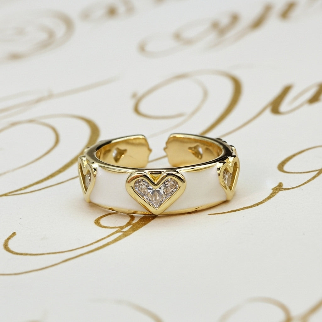 Ivory Heart Ring