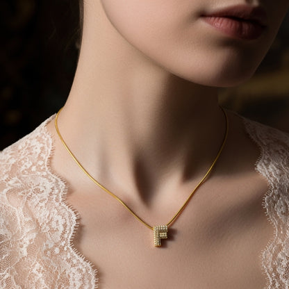 F — Alphabet Necklace
