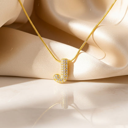 J — Alphabet Necklace