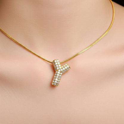 Y — Alphabet Necklace