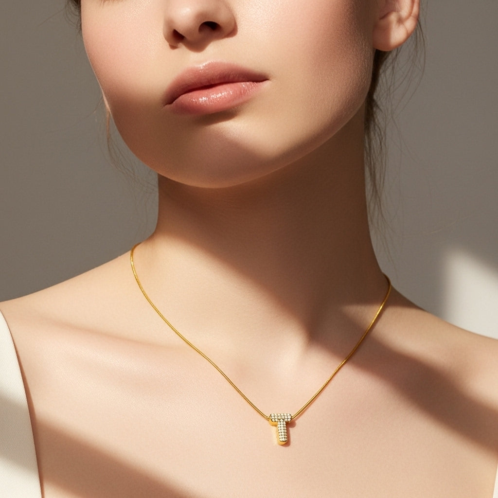T — Alphabet Necklace
