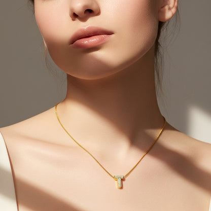 T — Alphabet Necklace