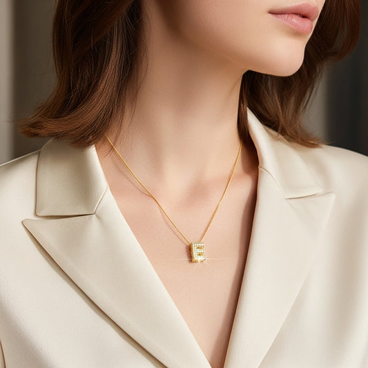 E — Alphabet Necklace