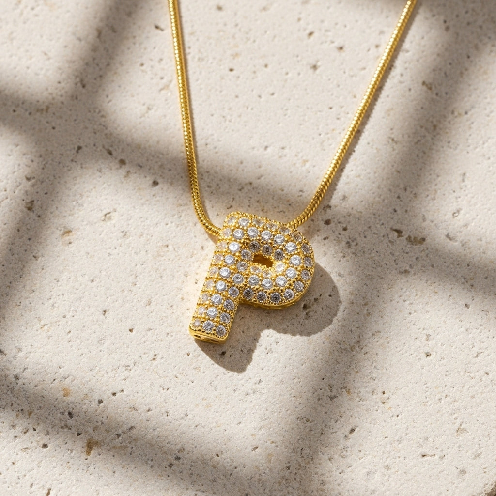 P — Alphabet Necklace