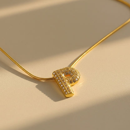 P — Alphabet Necklace