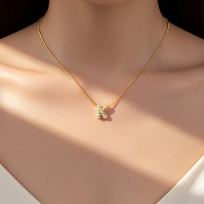 K — Alphabet Necklace