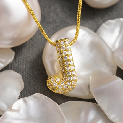 J — Alphabet Necklace