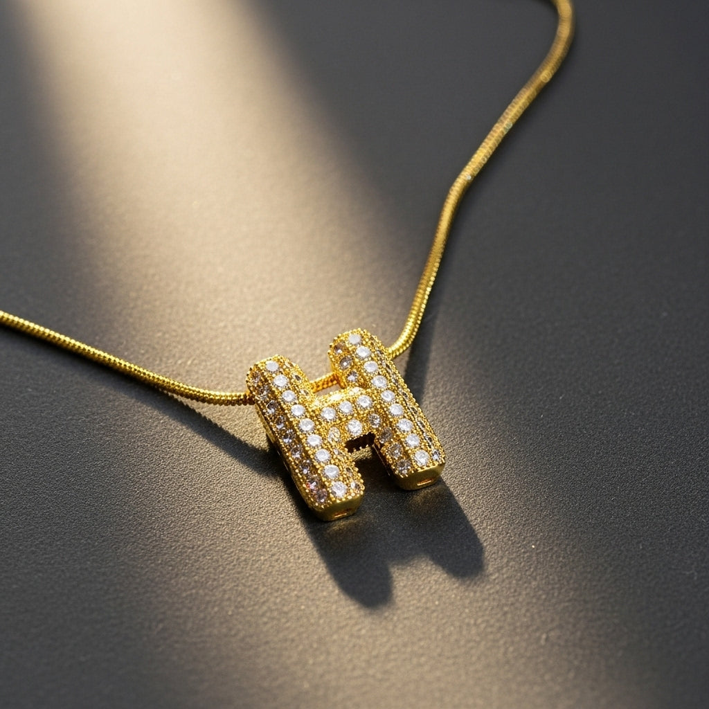 H — Alphabet Necklace