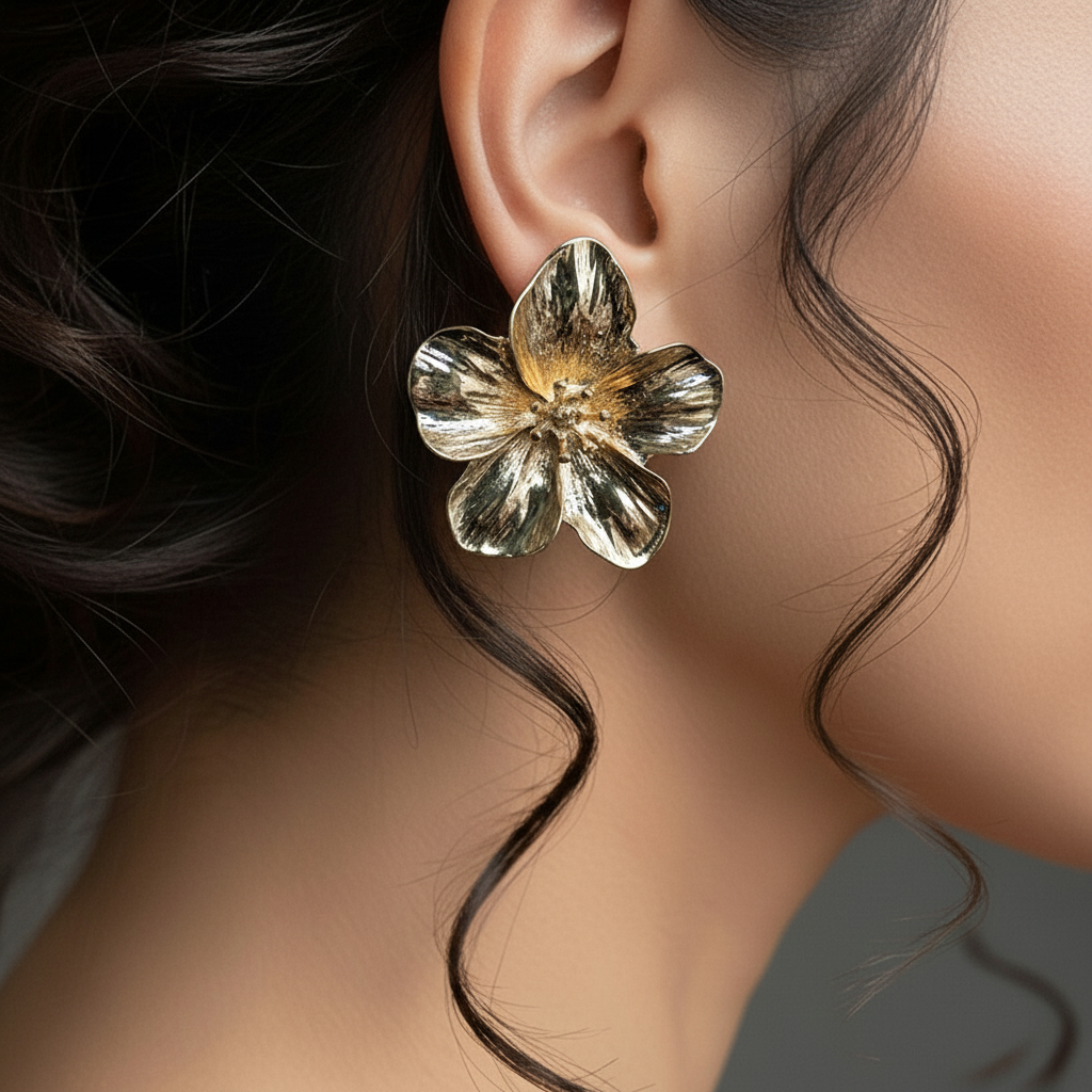 Whispering Marigold Earring