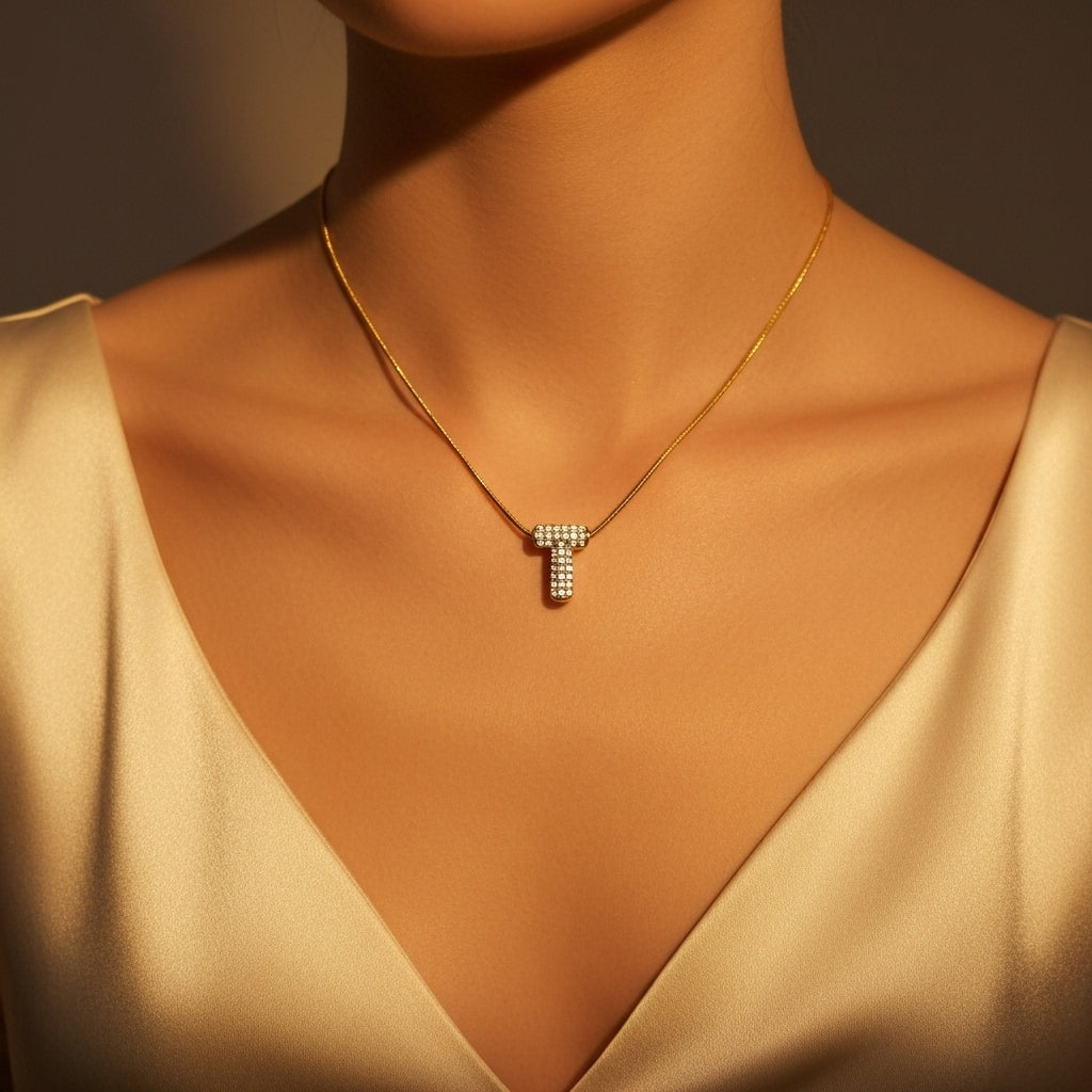 T — Alphabet Necklace