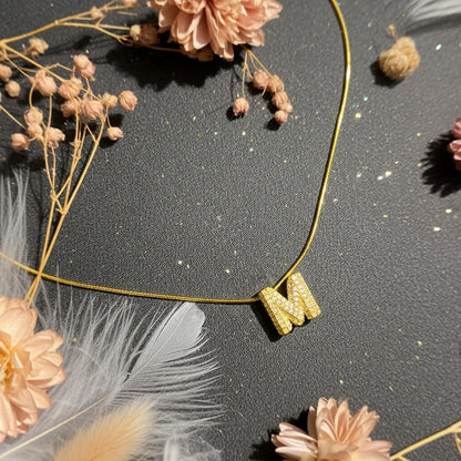 M — Alphabet Necklace
