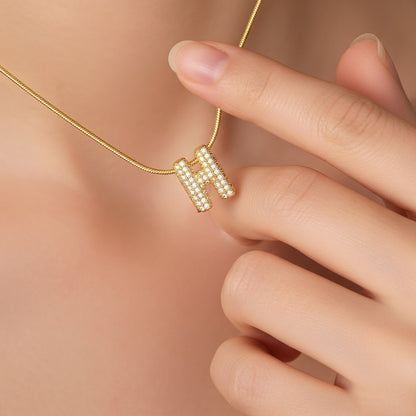 H — Alphabet Necklace
