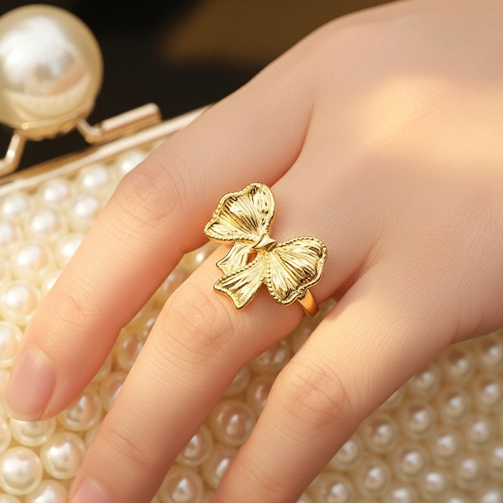 Gilded Knot Ring