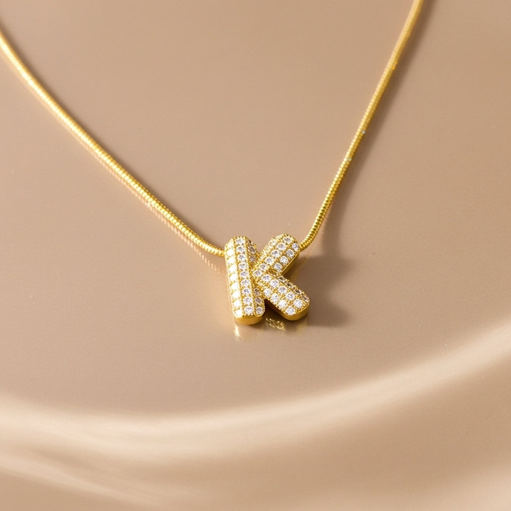 K — Alphabet Necklace