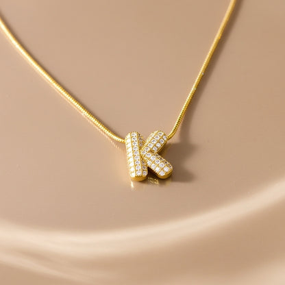 K — Alphabet Necklace