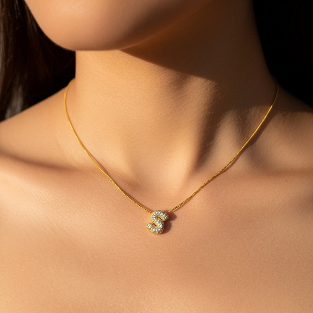 S — Alphabet Necklace