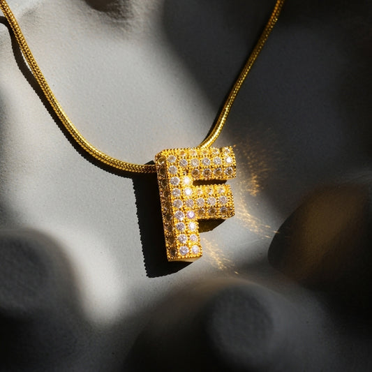 F — Alphabet Necklace